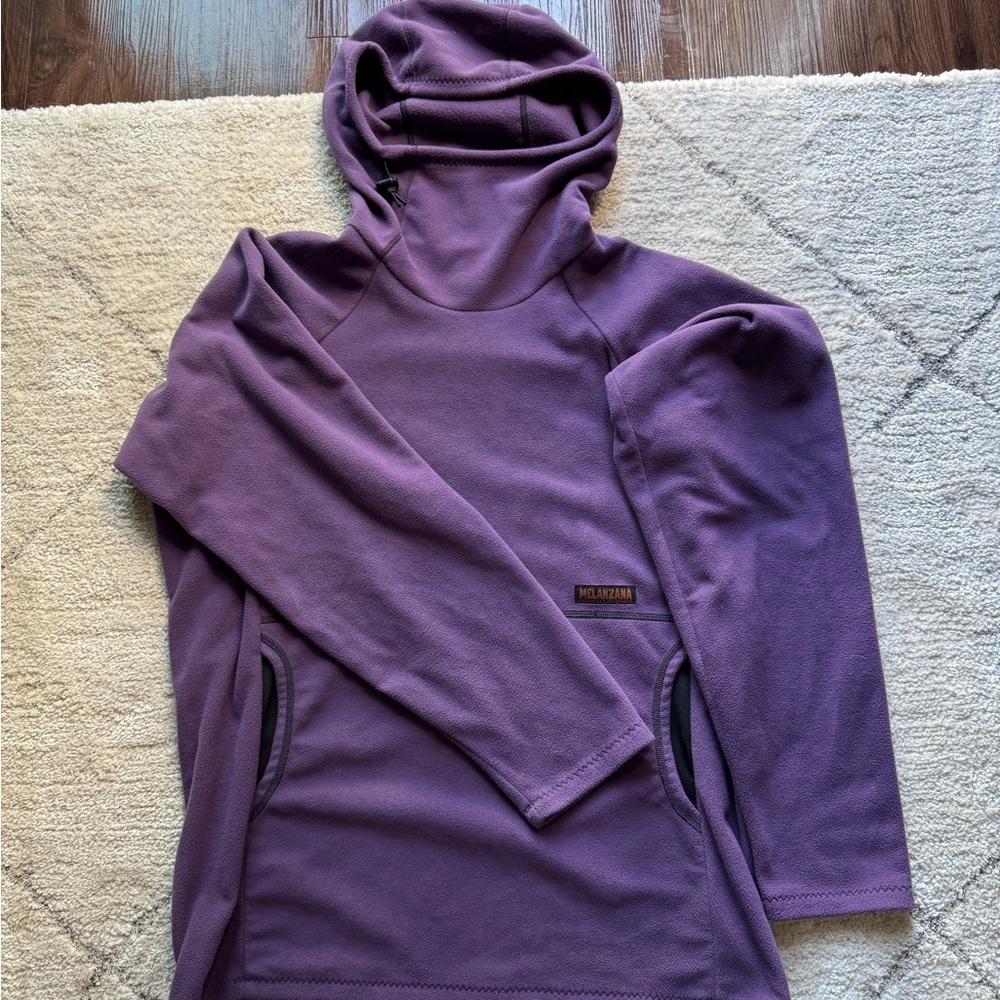 Melanzana Lavender Fleece Hoodie